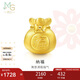 周生生七夕禮物黃金轉(zhuǎn)運(yùn)珠 福袋足金串珠子 情侶手串不含繩鏈89197C定價(jià)