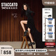 思加圖楊冪同款2025秋季蝴蝶島老爹鞋女鞋ECE83CM5 松露黑 37