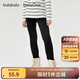 巴拉巴拉balaOne兒童加絨打底褲女童加厚保暖2025冬裝新款長(zhǎng)褲子 黑色90001 120