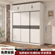隱匠小驛實(shí)木衣柜臥室柜子大容量?jì)ξ锕褫p奢家具2025爆款小戶(hù)型衣櫥收納柜 【三門(mén)】2米主柜+頂柜