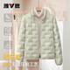 雅鹿2025秋冬新款輕薄羽絨服女百搭保暖薄款零壓感防寒通勤便攜短外套 嫩芽綠（立領(lǐng)） L 推薦115-130斤