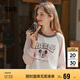 森馬（Semir）迪士尼米奇家族合作系列長(zhǎng)袖T恤女2025oversize春裝109125101012