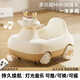 可優(yōu)萌兒童電動(dòng)搖搖車1-3歲玩具車可坐人寶寶生日禮物小孩一周歲禮高檔 奶咖白【搖擺+遙控+藍(lán)牙+推桿】 女孩男孩滿月百天搖擺車扭扭車