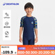迪卡儂【新品】兒童泳衣男童分體短袖短褲抗氯防曬泳裝-5411772