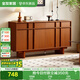 全友家居 中古風(fēng)裝飾柜客餐廳收納展示入戶(hù)柜子臥室儲物柜家具