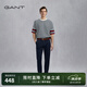 GANT/甘特春季新款男士長(zhǎng)褲子時(shí)尚百搭直筒修身舒適休閑褲 410藍(lán)色 32