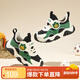 B.Duck小黃鴨童鞋男童學(xué)步鞋輕便舒適運(yùn)動(dòng)鞋兒童寶寶機(jī)能鞋3915黑米綠26
