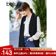 betu百圖女裝韓版英倫風氣質外穿西裝領馬甲女2202T77 黑色 XS