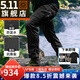 5.11（TACTICAL SERIES ）春秋戶外運動休閑長褲511格子布艾肯長褲男防潑水耐磨戰(zhàn)術(shù)褲74521 019黑色 34-32腰圍約2尺7-2尺8 褲長約108