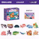 金龜子代言?xún)和M(jìn)階拼圖寶寶1-3-6-12歲益智拼圖玩具男孩女孩玩具1歲-10歲階段拼圖分級早教幼兒寶寶智力開(kāi)發(fā)兒童思維邏輯訓練階梯升級手工玩具拼圖禮物 【1.5-2歲】1階·我會(huì )認動(dòng)物‖含10副