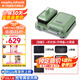 摩飛電器（Morphyrichards） 三明治早餐機(jī)多功能三明治機(jī)蒸鍋華夫餅機(jī)烤面包吐司機(jī)可拆洗輕食機(jī) MR9086 全套薄荷綠（華夫餅盤+平烤盤+小蒸鍋）