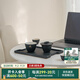 萬(wàn)仟堂（Edenus）旅行茶具 紅點(diǎn)創(chuàng  )意獎便攜陶瓷茶器套裝出差辦公室一壺三杯 觀(guān)滄海 黑鐵釉