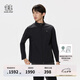 KOLON SPORT/可隆TECHSHELL軟殼夾克 男子3L立領(lǐng)防潑水防風(fēng)透濕外套 LHJK5SN045-BK 黑色 XL 180/100A