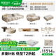 BOJO沙發(fā)客廳2025新款小戶(hù)型款簡(jiǎn)約風(fēng)組合直排奶油風(fēng)佛山云朵沙發(fā)2023 【全屋14件套】90~120m 舒適標準版0.97米寬度【乳膠坐墊】