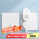海得曼（advent）門(mén)鈴不用電池自發(fā)電無(wú)線門(mén)鈴防水家用呼叫器FH861-313