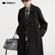 伯爵卓爾免燙抗皺2025秋季新款過(guò)膝長(cháng)款風(fēng)衣外套男士商務(wù)休閑寬松高端大衣