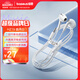 倍思HZ19半入耳式有線耳機(jī)適用華為p30mate50蘋果手機(jī)電腦音樂K歌安卓3.5mm游戲線控帶麥