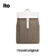 ITOPORCINI BACKPACK系列 商務(wù)旅行時(shí)尚電腦包女士雙肩包緋杏20L