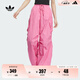 adidas工裝風(fēng)經(jīng)典寬松運動褲女阿迪達斯官方三葉草JD1126   淺玫紅色   S
