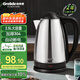 格來德（Grelide）燒水壺家用2.5L大容量電熱水壺304不銹鋼熱水壺1800W大功率電水壺煮水壺自動斷電防干燒開水壺325S