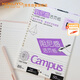 國譽(yù)（KOKUYO）B5/50頁8mm點(diǎn)線Campus活頁紙阻尼感WCN-CLS1511