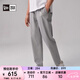 NEW ERA【七夕禮物】紐亦華畢業(yè)狂歡MLB運(yùn)動(dòng)褲男女情侶NY LA休閑梭織褲子 14341260-灰色 L