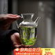 高茗高茗綠茶泡茶器仿宋玻璃透明執壺宋壺功夫一人小茶壺泡茶家用茶杯