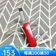 雙立人（ZWILLING）多功能指甲刀不銹鋼可折疊指甲鉗帶指甲銼 紅色 紙袋包裝
