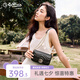 金利來女士包夏季新款單肩包鏈條包時(shí)尚斜挎包女送七夕禮物送女友 黑色 小包