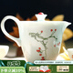 華光國(guó)瓷 華青瓷茶具套裝一壺兩杯 樂(lè)山紅豆壺 3件功夫茶具精品禮盒裝