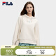 FILA 斐樂(lè )官方女子連帽衛衣2025秋冬時(shí)尚休閑舒適針織長(cháng)袖上衣