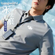 龍偉聯(lián)合冰絲POLO衫定制印logo夏季工作服短袖速干t恤企業(yè)工衣文化衫訂制 灰色 XL