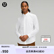 lululemon丨New Venture 男士修身剪裁長袖襯衫 速干芯吸 LM3CYES 白色 M