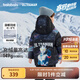 巴拉巴拉【奧特曼IP】男童羽絨服冬裝連帽外套潮 黑色調(diào)00499-灰鴨絨 130cm 充絨量117g