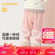 巴拉巴拉嬰兒褲子2024寶寶秋冬男女童長(cháng)褲衛褲天鵝絨時(shí)尚洋氣208424108225