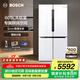 博世（BOSCH）冰箱605L大容量十字對開(kāi)門(mén) 四開(kāi)門(mén)變頻家用電冰箱 一級能效 風(fēng)冷無(wú)霜 5mm微縫半嵌 支持國家補貼 大白鯨KMF61A20TI 精細分儲