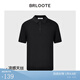 巴魯特POLO衫男夏季舒適透氣休閑百塔商務(wù)短袖上衣 BZ2F17L980黑色 2XL （185/100A）