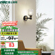 雷士照明（NVC）墻壁燈 現(xiàn)代簡(jiǎn)約臥室床頭壁燈 溫馨書房燈 壁燈 床頭燈 走廊燈 【晶曜】贈(zèng)5.5W三色光源-北歐壁燈