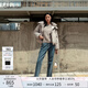 Calvin Klein女包【七夕禮物】ck小眾休閑通勤字母鏈條單肩斜挎馬鞍包4K3034G
