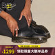 馬丁1461 Bex早秋氣質(zhì)通勤光面皮黑色小厚底皮鞋單鞋黑色42