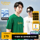 卡賓（CABBEEN）【涼感】燙印LOGO短袖T恤男2024夏季新款潮流冰絲情侶裝上衣 漂白色02 L /175/50