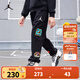 NIKE JORDAN 耐克AJ童裝男童長(cháng)褲春秋舒適毛圈休閑兒童褲子 正黑色 140 /60 【建議身高128-140cm】