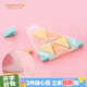 國譽(KOKUYO)角角樂橡皮擦學(xué)生高考三角形鉛筆橡皮 4盒彩色 WSG-ERF2