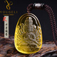優(yōu)格麗天然黃水晶大勢(shì)至菩薩吊墜屬馬生肖吉祥物本命男女掛件項(xiàng)鏈護(hù)身符 【鼠】千手觀(guān)音 52*35*10mm