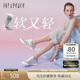 真美詩(shī)董潔同款月光飛行秋季羊皮銀色德訓(xùn)鞋女 銀色 36 