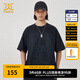 卡賓（CABBEEN）【純棉】商場(chǎng)同款短袖T恤男2024夏季新款像素風(fēng)印花寬松潮牌 煤黑色01 L /175/50