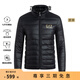 阿瑪尼（ARMANI）Emporio Armani 左胸字母logo男士羽絨服 黑色8NPB01 PN29Z L