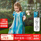 ASK JUNIOR兒童裙子2025夏女童飛飛袖連衣裙度假風(fēng)公主裙吊帶裙 花色  150 