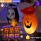 萬(wàn)圣節討糖袋兒童糖果袋子手提籃南瓜燈桶道具禮物卡通周邊 【送發(fā)光蠟燭*3】萬(wàn)圣節討糖袋 南瓜手掌