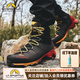 LA SPORTIVA戶外重裝徒步鞋 防滑耐磨 高幫防水登山鞋 Aequilibrium Trek 碳灰/黃 42